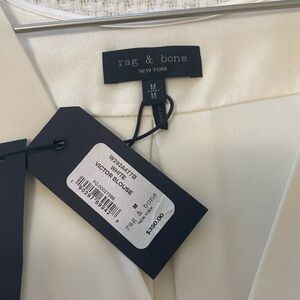 Rag & Bone Victor Silk Blouse M
